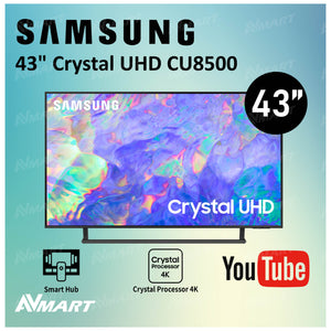 Samsung - 43" Crystal UHD CU8500 智能電視 UA43CU8500JXZK 43CU8500