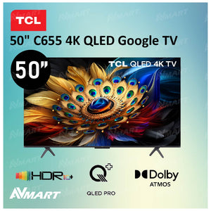 TCL - 50" C655 4K QLED Google TV 智能電視 ( 50C655 ) 50寸