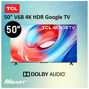 TCL - 50" V6B 4K HDR Google TV (50V6B) 50寸