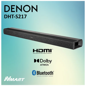 DENON 天龍 DHT-S217 Dolby ATMOS 杜比全景聲 2.1 Soundbar 一體式家居音響 DHTS217